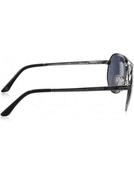 Sport Classic Aviator HTG1012 C3 Polarized Round Sunglasses - Shiny Gun - CH11OCMWEIZ $26.18