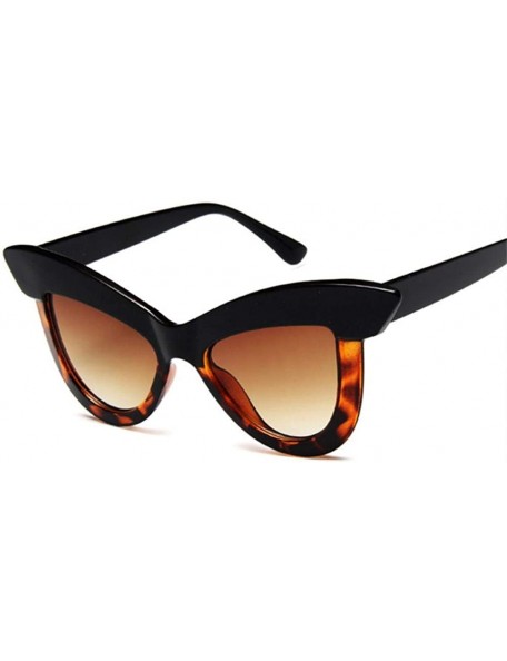 Butterfly Oversized Sunglasses Women Fashion Retro Butterfly Sunglass Brand C6Green - C4red - C818YZUD8XU $11.47