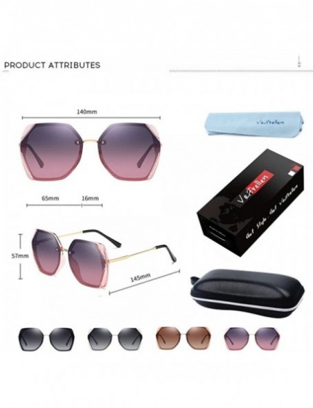 Sport Oversized Polarized Sunglasses for Women Protection UV400 YJ135 - Pink Frame Purple Pink Lens - CA1963ACTAL $11.08