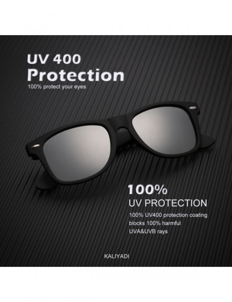 Rectangular Unisex Polarized Retro Classic Trendy Stylish Sunglasses for Men Women Driving Sun glasses 100% UV Blocking - C01...