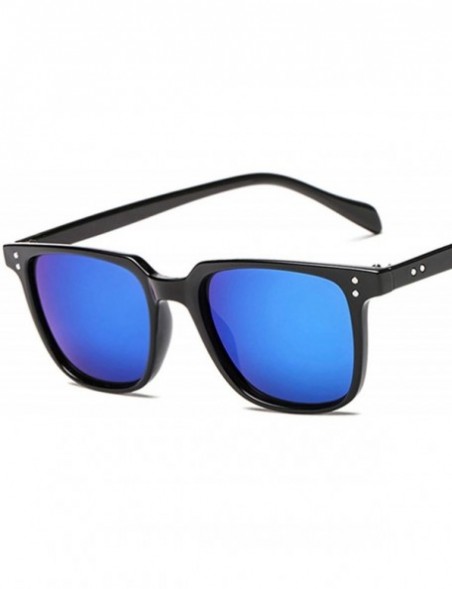 Oversized Unisex Vintage Rectangle Sunglasses Men Transparent Leopard Driving Glasses Oculos De Sol Masculino Uv400 - C4 - CY...