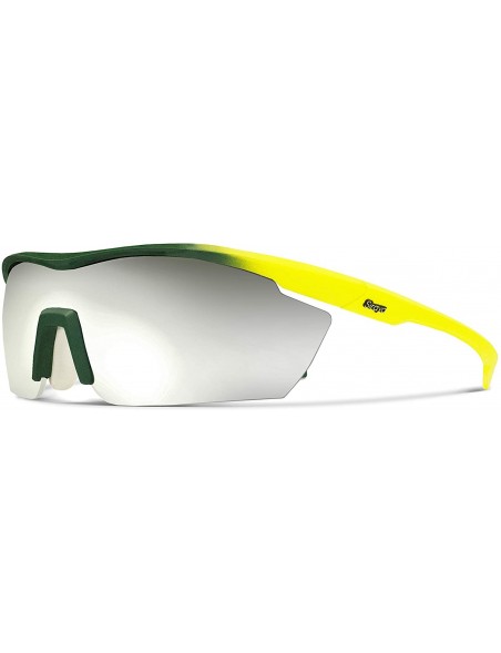 Sport Gamma Yellow Green Road Cycling/Fishing Sunglasses with ZEISS P7020M Super Silver Mirrored Lenses - CH18KN4NTYM $21.40