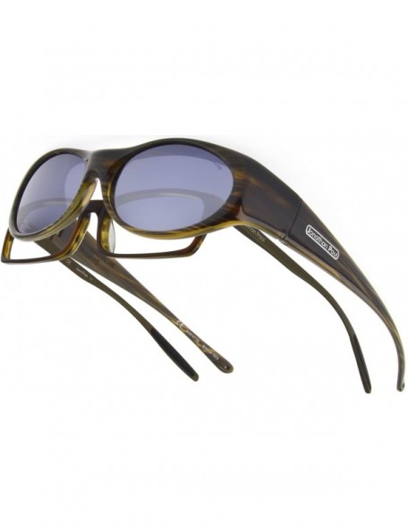 Sport Fitovers Eyewear Binya/Nagari Sunglasses - Brown Feather - C8119JYD1FV $57.63