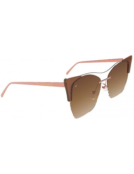 Aviator "Mads" Designer Sunglasses - Classic Nude/Brown Gradient - CO18S5LUQID $29.66