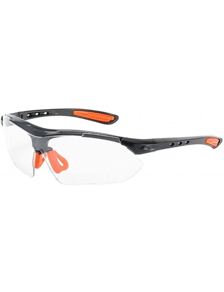 Round 2020 New Unisex Cycling Glasses Windproof Sand Sunglasses Outdoor Protective Glasses - White - C2196SYX5E7 $7.52