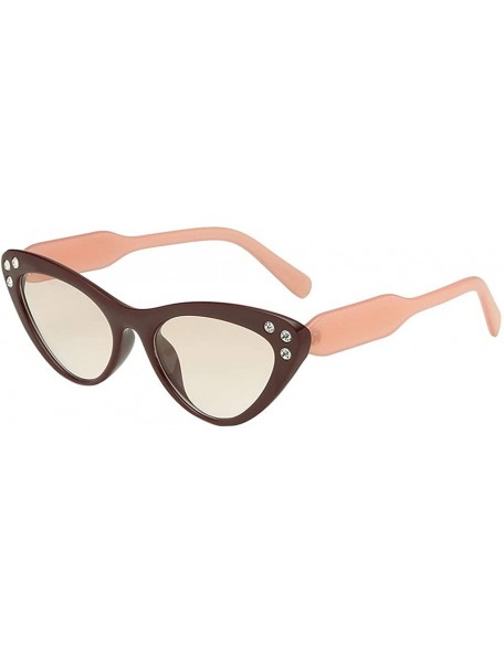 Cat Eye Womens Cat Eye Sunglasses GorNorriss - Coffee Lens/Coffee Frame - CZ18QGQAWKZ $6.62