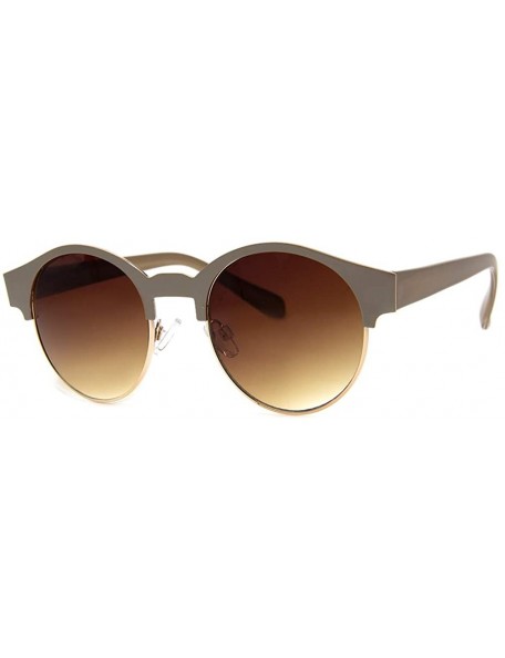 Round Women's Soma Round Sunglasses - Brown - CW18WD6R2D8 $16.75