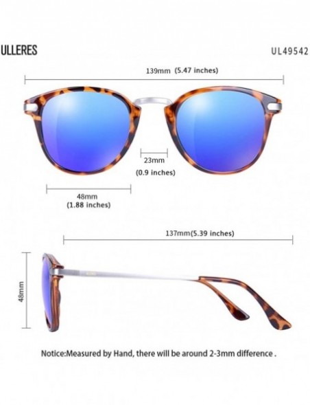 Sport Sunglasses Women Man's Polarized Driving Retro Fashion Mirrored Lens UV Protection Sunglasses - Leopard - CV18597NNUY $...