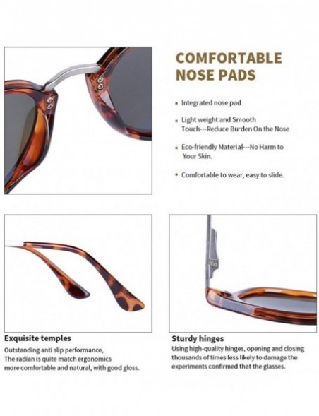 Sport Sunglasses Women Man's Polarized Driving Retro Fashion Mirrored Lens UV Protection Sunglasses - Leopard - CV18597NNUY $...