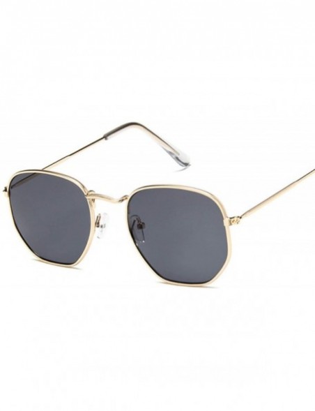 Oval Shield Sunglasses Women Er Mirror Retro Sun Glasses Luxury Vintage Female Black Oculos - Silver Silver - CA198AH3ZWD $29.70