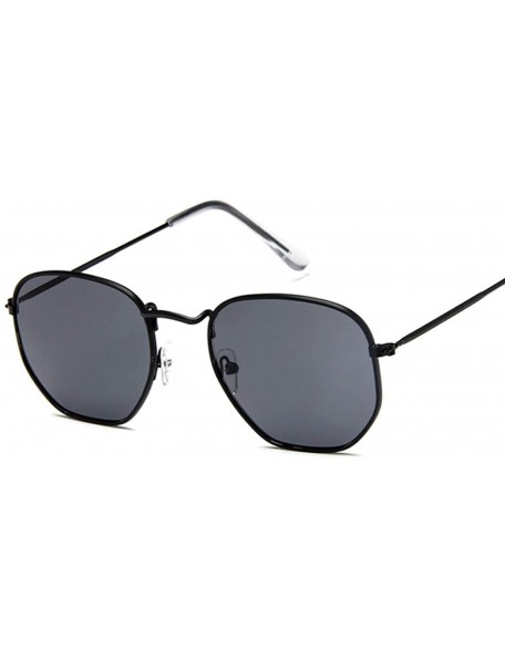 Oval Shield Sunglasses Women Er Mirror Retro Sun Glasses Luxury Vintage Female Black Oculos - Silver Silver - CA198AH3ZWD $29.70