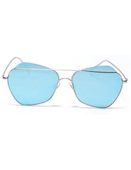 Aviator Men's and women's metal fashion sunglasses - fashion frame sunglasses - E - C818SGILKED $44.02