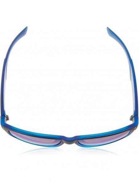 Shield Men's 5003SP Rectangular Sunglasses with 100% UV Protection- 58 mm - Black & Blue - CP18EGURIOO $24.07