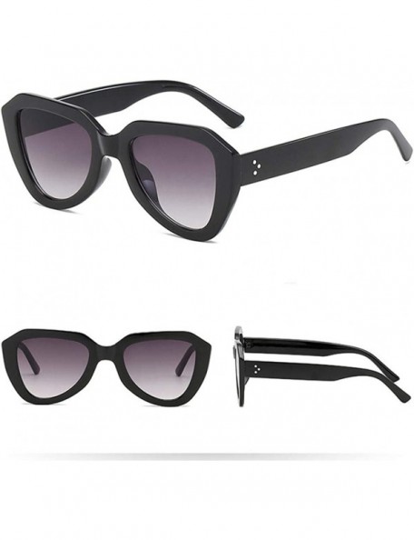 Rimless Vintage Sunglasses for Women - Polarized Mirrored Flat Lenses Sun Glasses Retro Eyeglasses - Gray - CK196NAZU5W $7.22