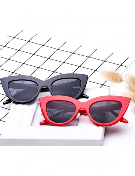 Cat Eye Cat Eye Lady Sunglasses Retro Mod Style Retro Sunglasses Casual Fashion Sunglasses (Color NO.5) - No.5 - CF197WZXWUS ...