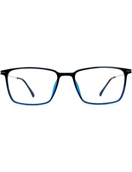 Rectangular Eyeglasses 8116 Classic Rectangular - for Womens-Mens 100% UV PROTECTION - Black-blue - CM192TQ2QDA $24.95