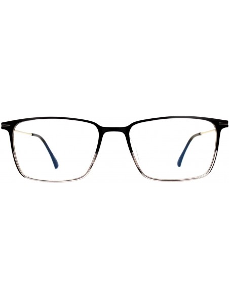 Rectangular Eyeglasses 8116 Classic Rectangular - for Womens-Mens 100% UV PROTECTION - Black-blue - CM192TQ2QDA $24.95