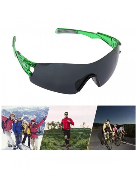 Rimless Polarized Sports Sunglasses TR9 for Men Women Running Cycling Driving Fishing - Wk-02g(green) - CZ183XQ860A $13.84
