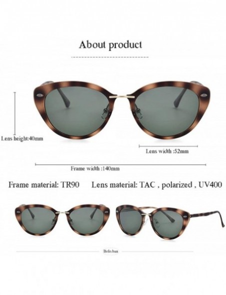 Cat Eye Vintage tech design featherweight cat eye sunglasses for women men polarized - Black Frame Grey - CZ18ATITRI7 $16.59