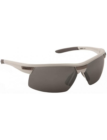 Round Sprint Mens Sunglasses - White/Silver Ion/Yellow - White - CL114ZAONE1 $49.54