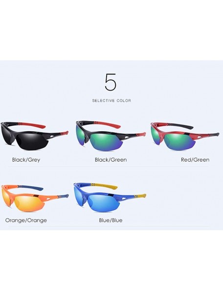 Sport Polarizing sunglasses Outdoor Cycling Sports Sunglasses windbreak bicycle mountaineering glasses - B - CT18Q06XSWG $54.66