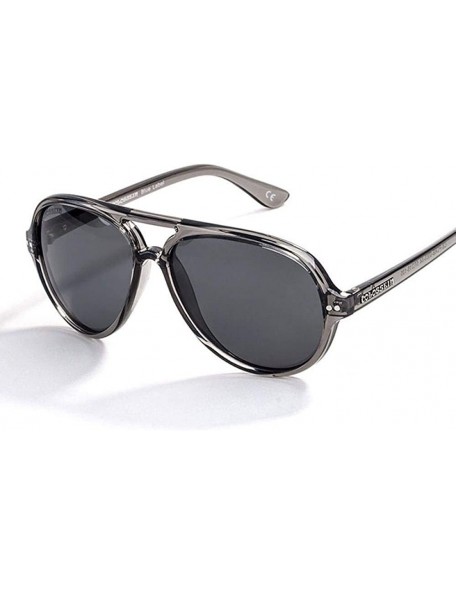 Aviator Sunglasses Men Polarized Retro Female Classic Fashion Light Pilot Women Black - Black - CA18YQW53LC $26.89