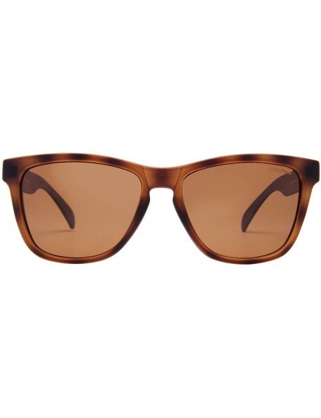 Oval Women's Oversized Polarized Sunglasses LS5240 - Demi Frame Brown Lenses - CC18CWI4K9K $22.07