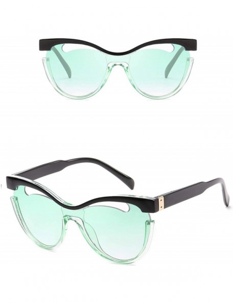 Oversized Polarized Sunglasses Protection Glasses Festival - Green - CV18TQK92OC $22.12