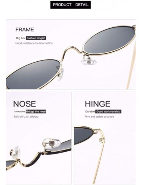 Oversized Small Round Polarized Sunglasses Mirrored Lens Unisex Glasses - C6 Silver Mirror - CE18TT844UA $24.78