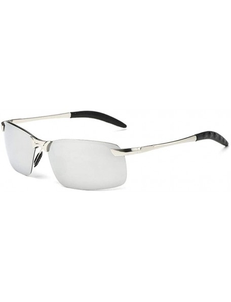 Aviator Sun Glasses Classic Retro Metal Frameless Men's Polarized UV400 Drive 8 - 7 - CV18YQU3TOW $12.28