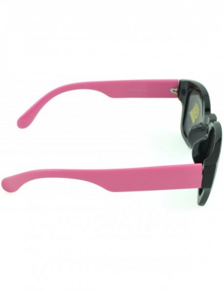 Sport Modern and Bold Womens Fashion Sunglasses with UV Protection - Pink - CH12D1KXNER $8.54