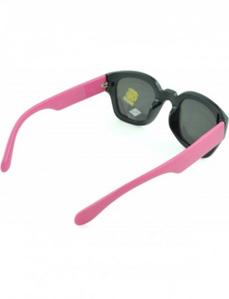 Sport Modern and Bold Womens Fashion Sunglasses with UV Protection - Pink - CH12D1KXNER $8.54