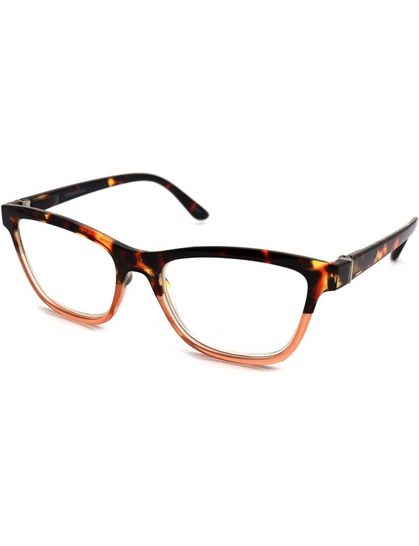 Rectangular computer Reading Glasses tortoise - CG18GR4G7MZ $23.72