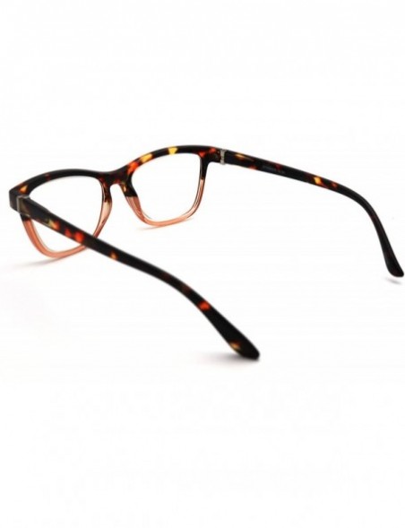 Rectangular computer Reading Glasses tortoise - CG18GR4G7MZ $23.72