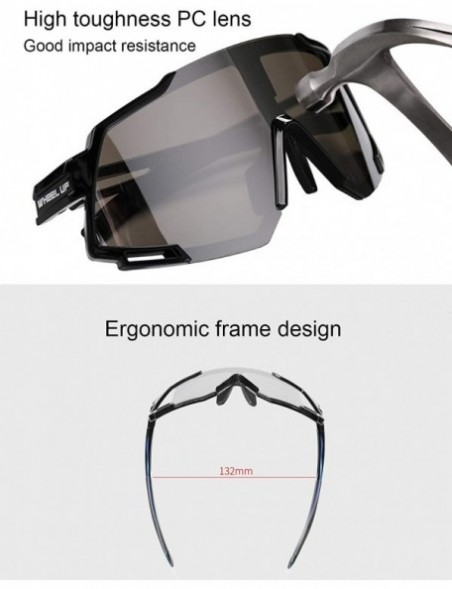 Sport UV-Resistant Polarized Outdoor Sports Cycling Sunglasses - Coating Black White - CI196Z6KD3Z $12.36