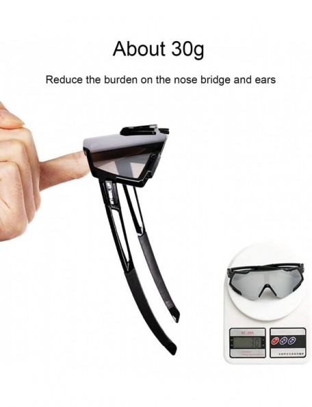 Sport UV-Resistant Polarized Outdoor Sports Cycling Sunglasses - Coating Black White - CI196Z6KD3Z $12.36