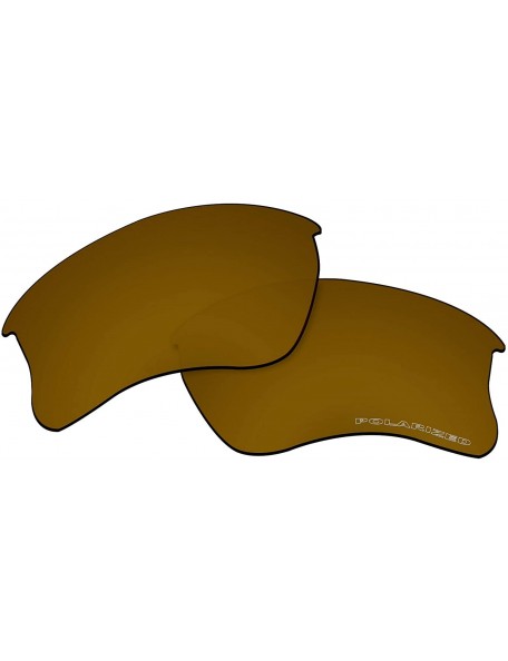 Shield Replacement Lenses Compatible with Flak Jacket XLJ Sunglass - Peach Gold Combine8 Polarized - CU18KML9CE6 $21.89