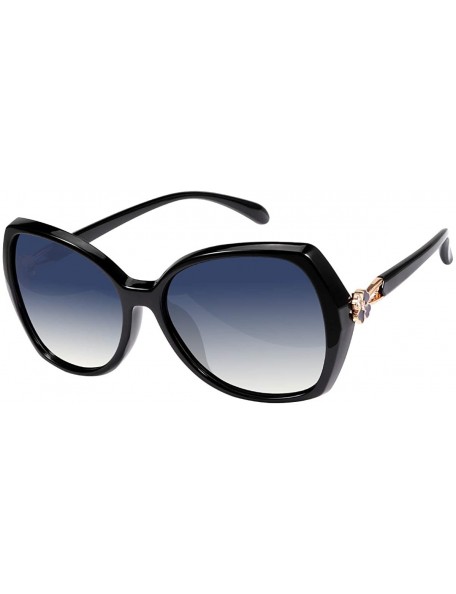 Sport Polarized Sunglasses Driving Blocking Eyeglasses - A406-black - CC18YTG7MKE $25.00