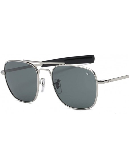 Square Aviation Sunglasses American Military - 8054 C6 - CP18WTDOHZX $22.71