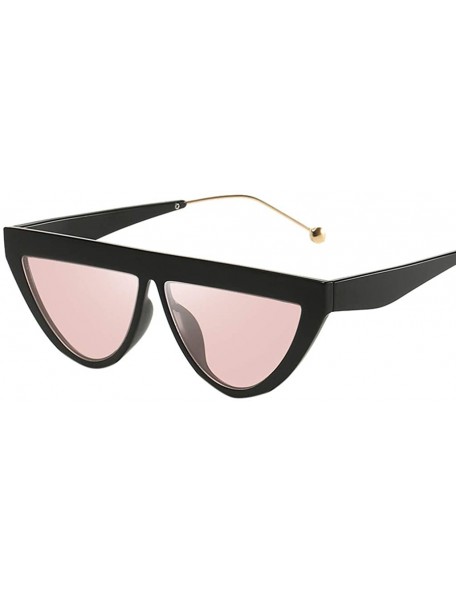 Square Retro Vintage Sunglasses for Women Plastic Frame Mirrored Lens Cat Eye Sunglasses Modern Leopard Eyewear - C - CR194KX...