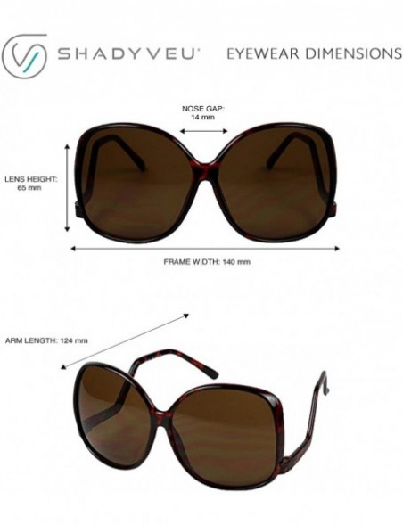 Square Oversized Fashion Sunglasses - Tortoise - C712MYQ0HBM $9.36