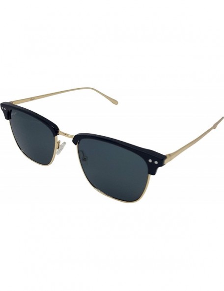 Square Tributes 702 Sunglasses - Black/Gold Metal Frame - Glass Lenses - CY196CD0GN9 $40.46