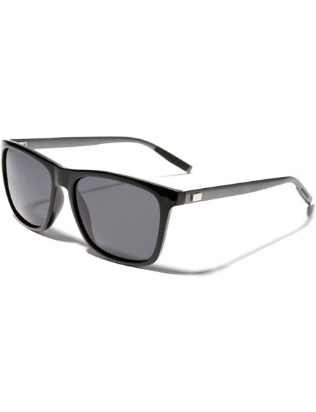 Aviator Polarized Sunglasses for Women Men Driving Rectangular Aluminum Sun Glasses UV 400 Protection - CG18T5IZ2HI $15.64