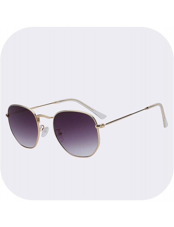 Oval 2018 Vintage Er Square Sunglasses Women Men E Retro Driving Mirror Sun Glasses Female Male - Gold W Smoke - CG198AH69CR ...