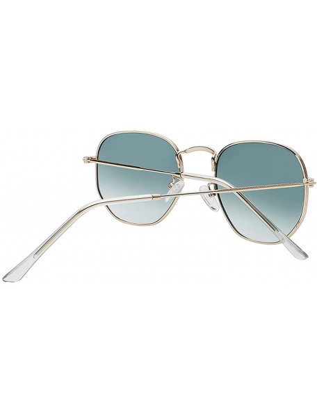 Oval 2018 Vintage Er Square Sunglasses Women Men E Retro Driving Mirror Sun Glasses Female Male - Gold W Smoke - CG198AH69CR ...
