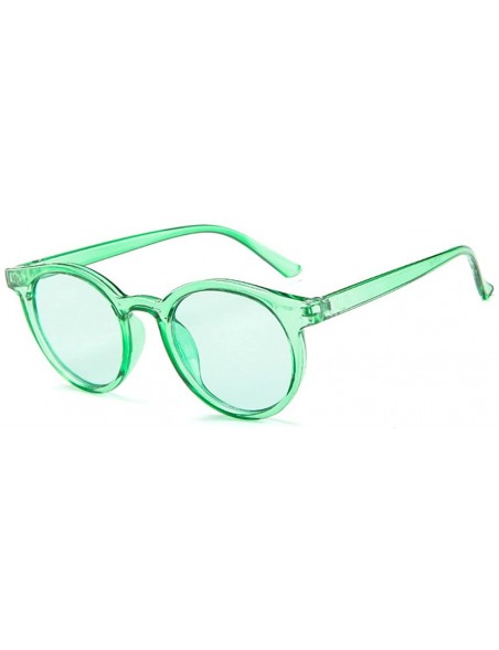 Square MOD-Style Cat Eye Round Frame Sunglasses A Variety of Color Design - S10 - CP189SUA670 $14.07