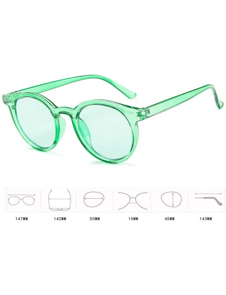 Square MOD-Style Cat Eye Round Frame Sunglasses A Variety of Color Design - S10 - CP189SUA670 $14.07