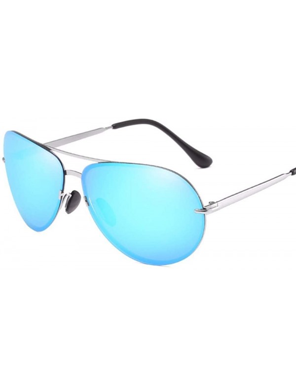 Aviator Male Polarized Sunglasses Driver Drives Outdoor UV400 Glare-proof High Definition Sunglasses - E - CQ18Q7XU638 $36.65