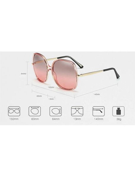 Rectangular 70s Super Oversize Square Sunglasses for Women Vintage Rectangular Plastic Frame - Tortoise Brown - CG18NICMZ8G $...