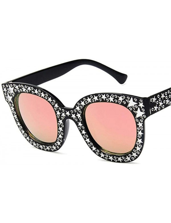 Aviator Stars Dot Cat Eye Sunglasses Women Fashion Women Sun Glasses Female Eyewear 7 - 8 - CV18XGD5QU2 $11.11